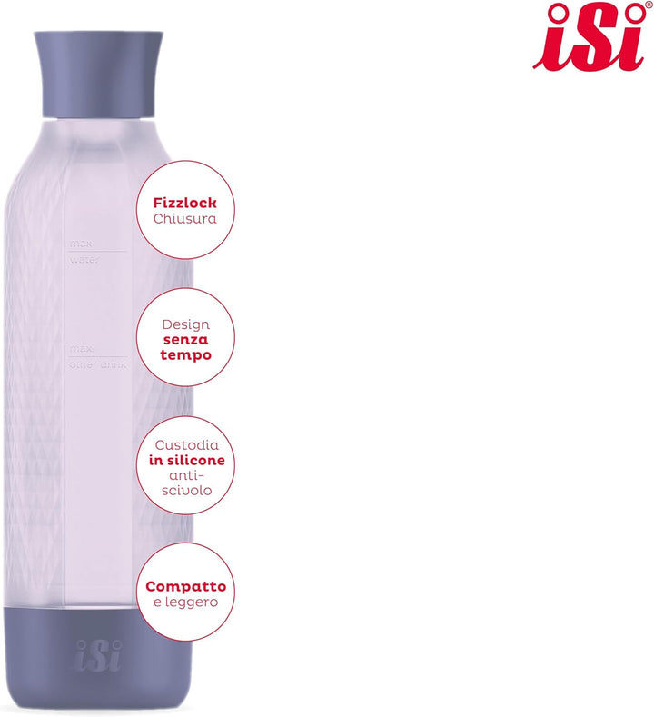 ISI Twist'n Sparkle Virtuoso Zusatzflasche Wassersprudler 0.95L – Ersatzflasche Soda Maker für Sprud