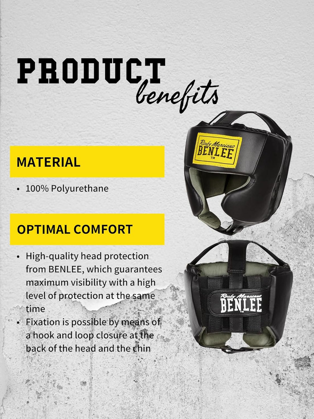 BENLEE Art Leather Head Guard MIKE JUNIOR, Junior