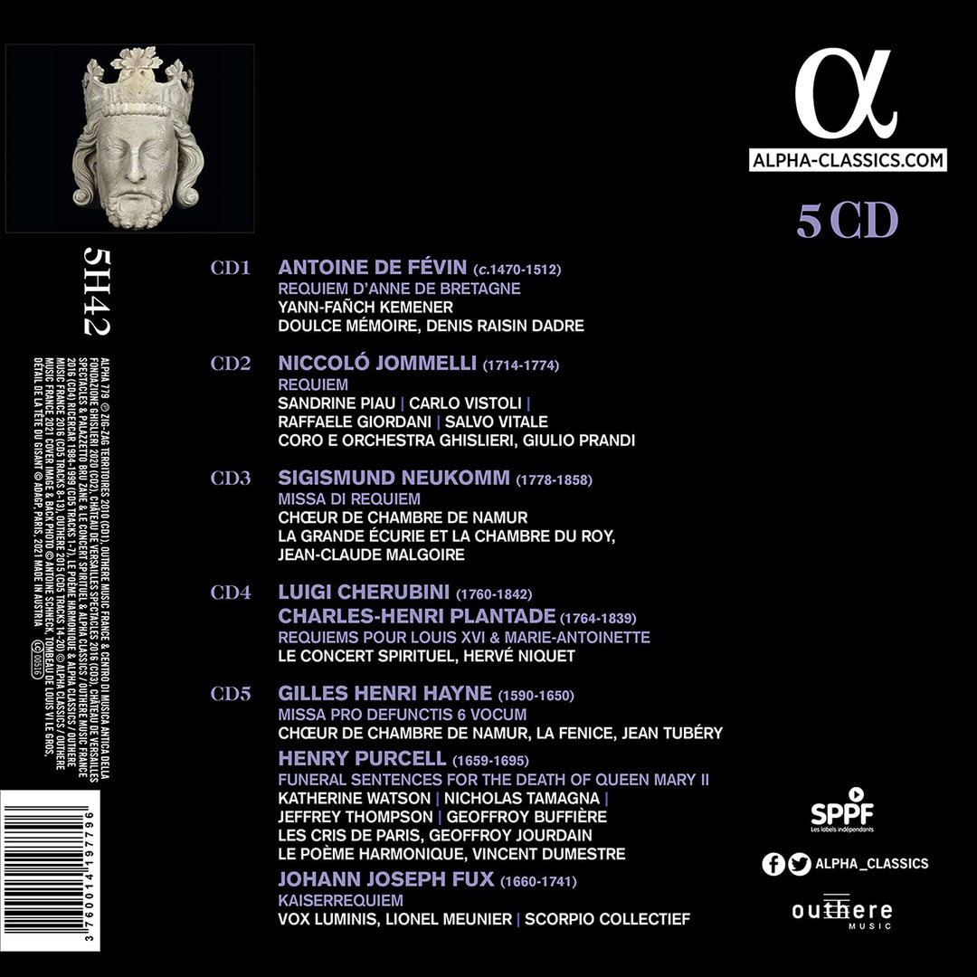 Royal Requiem, Audio-CD