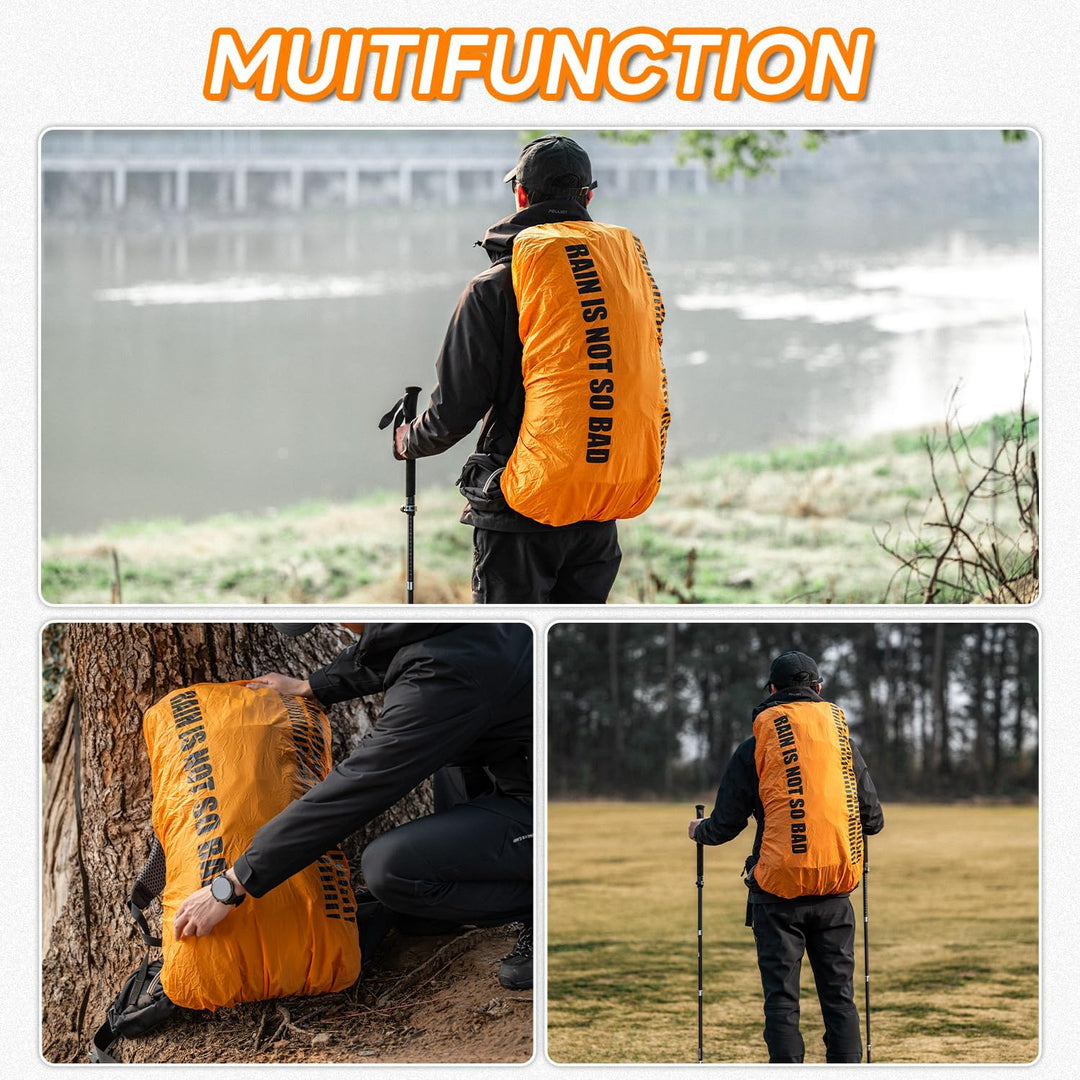 HIKEMAN Regenschutz für Rucksäcke Rucksackschutz Wasserdicht - Wasserdichter Rucksack Regenhülle,20L