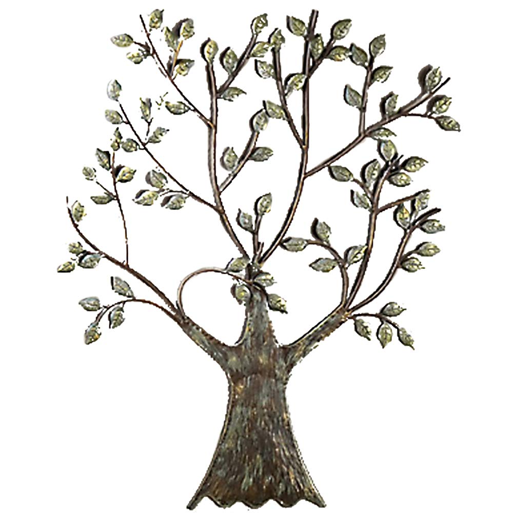 Wandrelief 'Baum', 76 cm, naturfarben