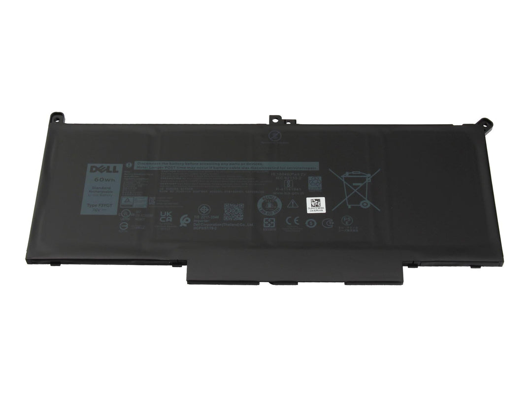 Dell F3YGT Original Akku 60Wh für Latitude 13 (7380), 14 (7480)