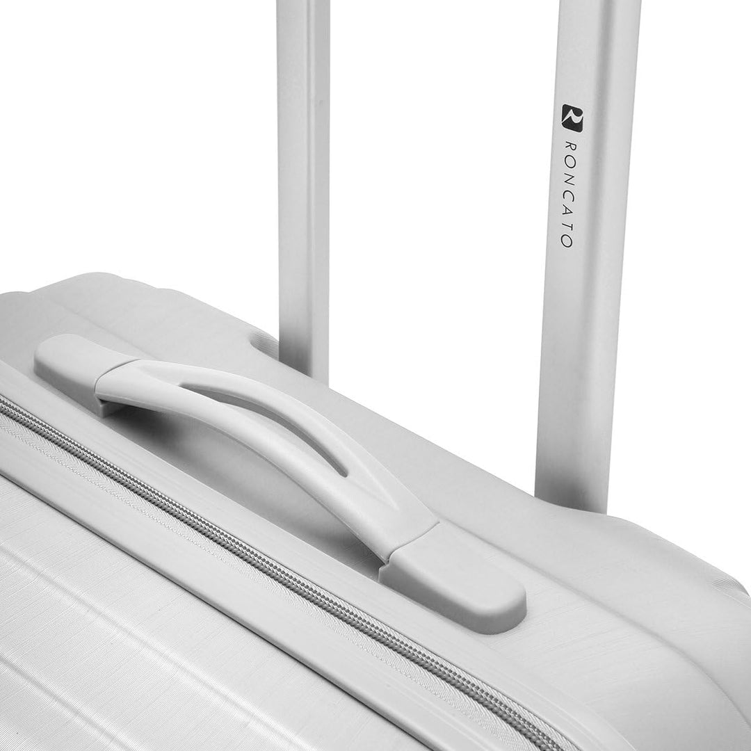 R Roncato Flight 4r Trolley Laptop Rollkoffer 66 Centimeters Silber (Argento), Silber (Argento)