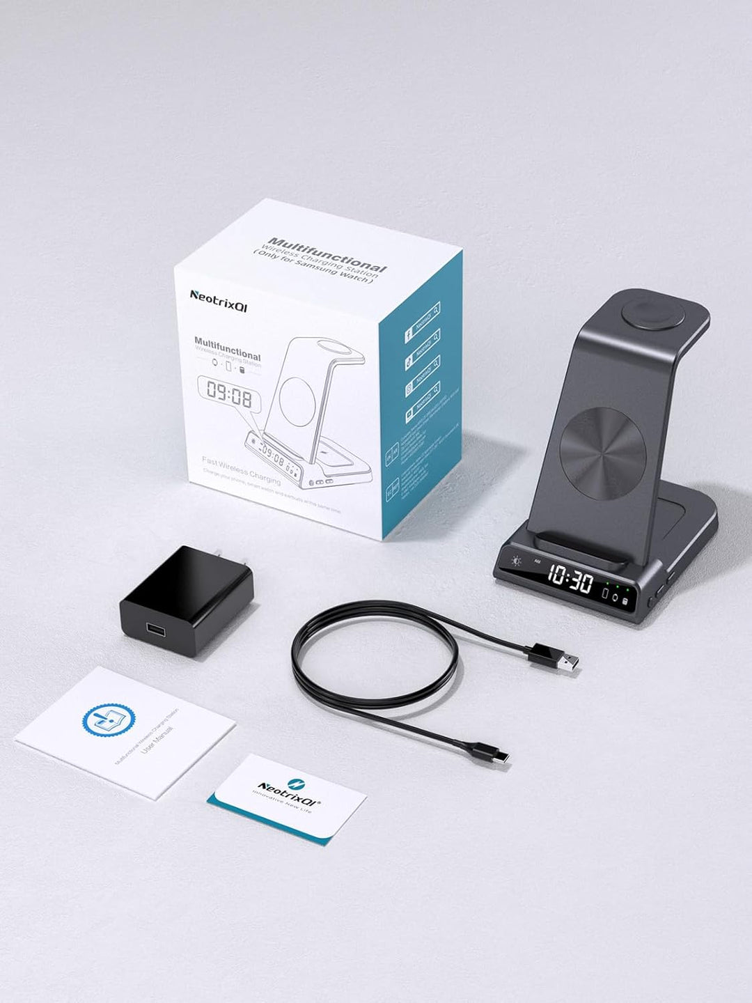 Wireless Charger für Samsung Ladestation für Galaxy S25 Ultra, Induktive Ladestation für Samsung Gal