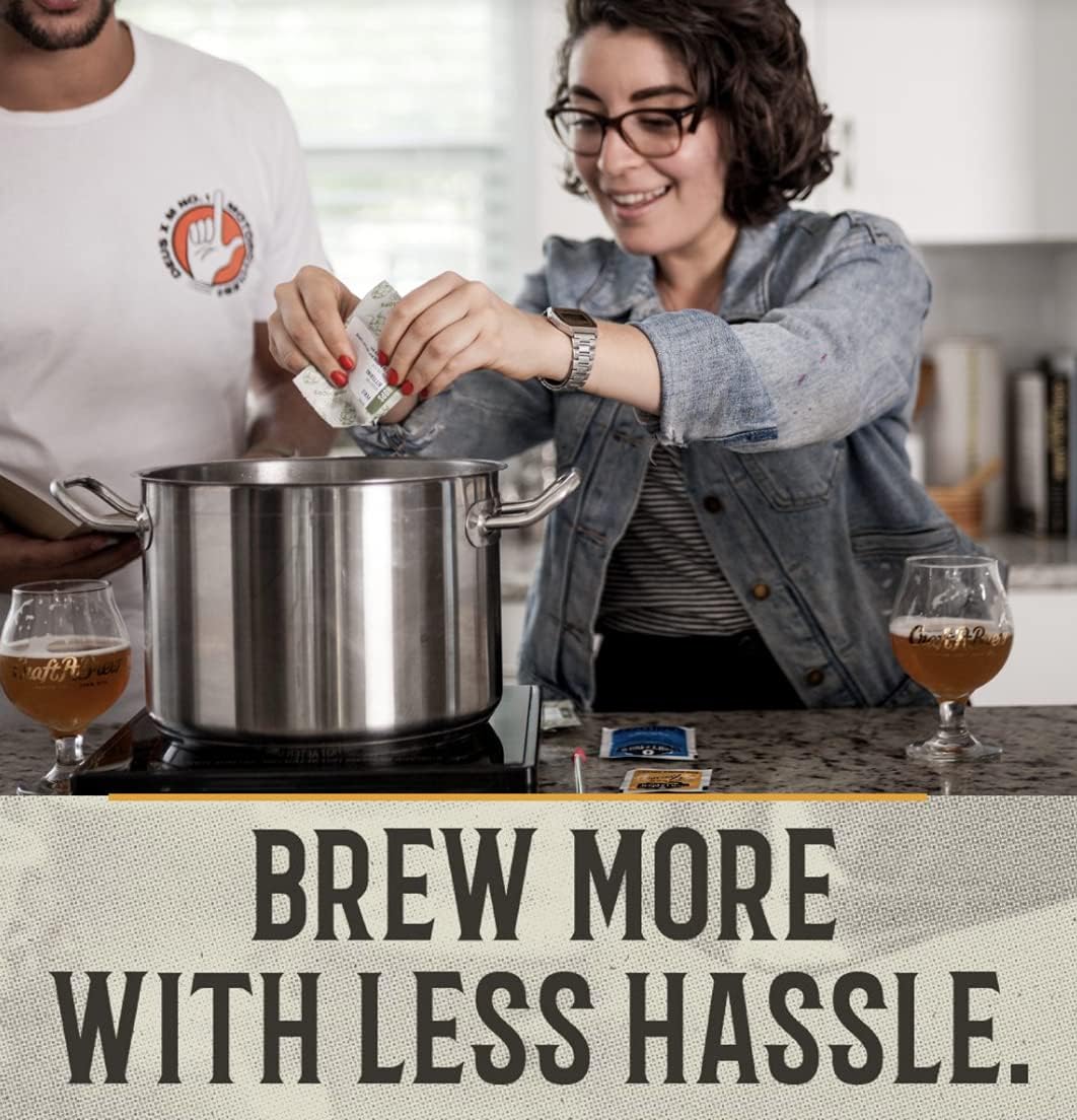 Craft A Brew Hefeweizen-Refill-Rezept-Kit; 1 Gallone; Zutaten für selbstgebrautes Bier, Hefeweizen