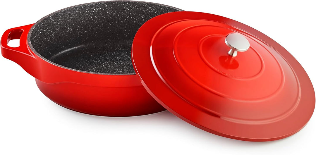 Pradel Excellence - PCUI003005 - Runder Bräter Magma aus Aluminiumguss Ø28cm - Antihaftbeschichtung