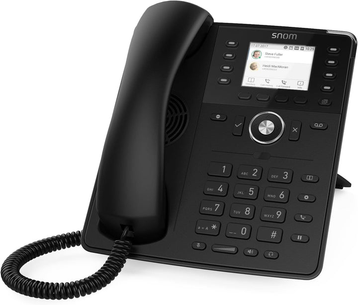 Snom D735 IP Telefon, SIP Tischtelefon (hochauflösendes grafisches 2,7-Zoll-TFT-Display, 32 selbstbe