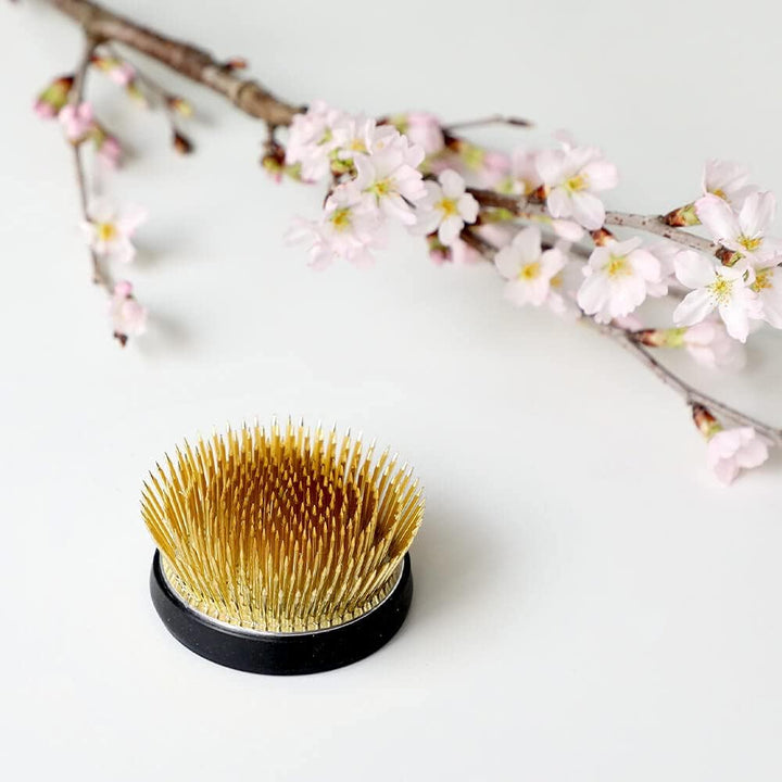 Wazakura Strahlenförmiger Ikebana-Kenzan 62 mm, Made in Japan, Blumenarrangement Werkzeug, Japanisch