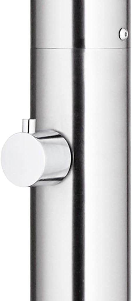 vidaXL Gartendusche Chrom-Zinkknopf Pooldusche Campingdusche Aussendusche Camping Pool Aussen Dusche
