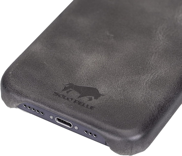 Solo Pelle Lederhülle für das iPhone 13 Pro Max in 6.7 Zoll Princeton Case Leder Hülle Ledertasche B