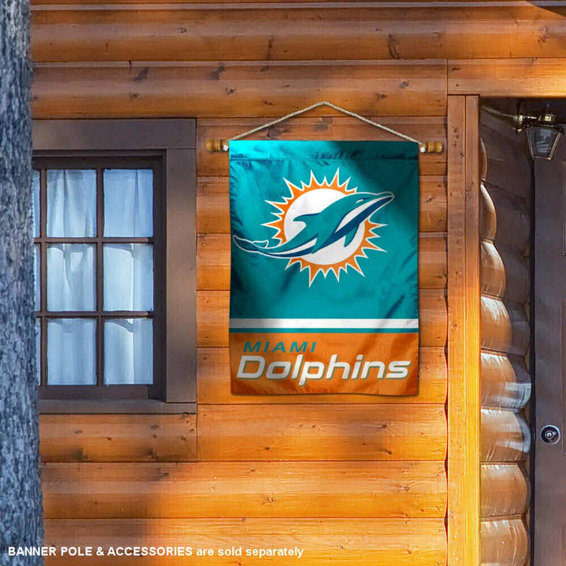 WinCraft Miami Dolphins Two Sided House Flag