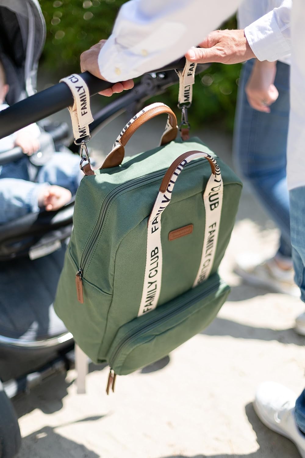 CHILDHOME, Wickelrucksack Family Bag Club, Grosses Fassungsvermögen, Multifunktional, 11 Fächer, Iso