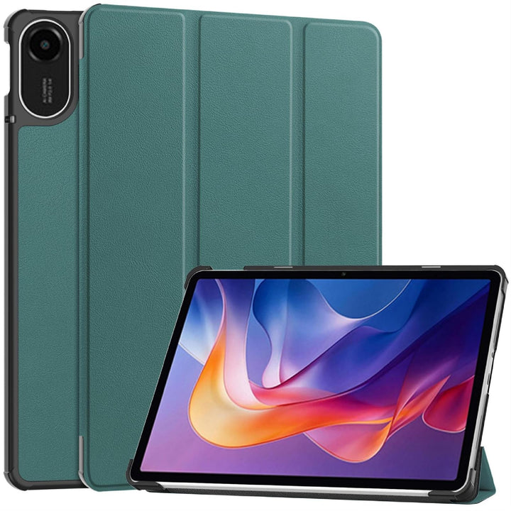 GIOPUEY Hülle Kompatibel mit Redmi Pad 2 2025, Flip Case [Bracket-Funktion] 360° Schutz - Grün Xiaom