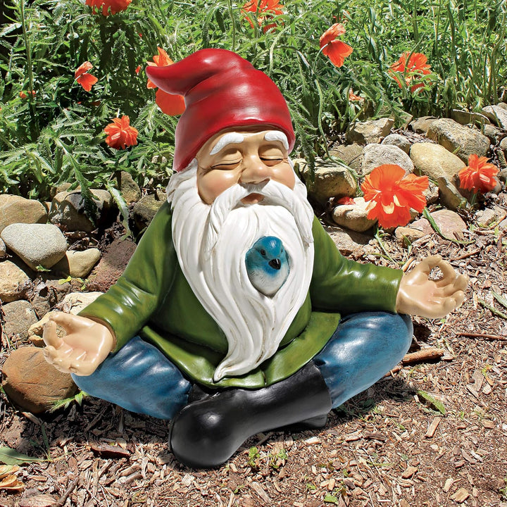 Design Toscano Gartenzwerg Zen, Masse: 24 x 12.5 x 20.5 cm 0.5 kg Landhaus/Land Single, Landhaus/Lan
