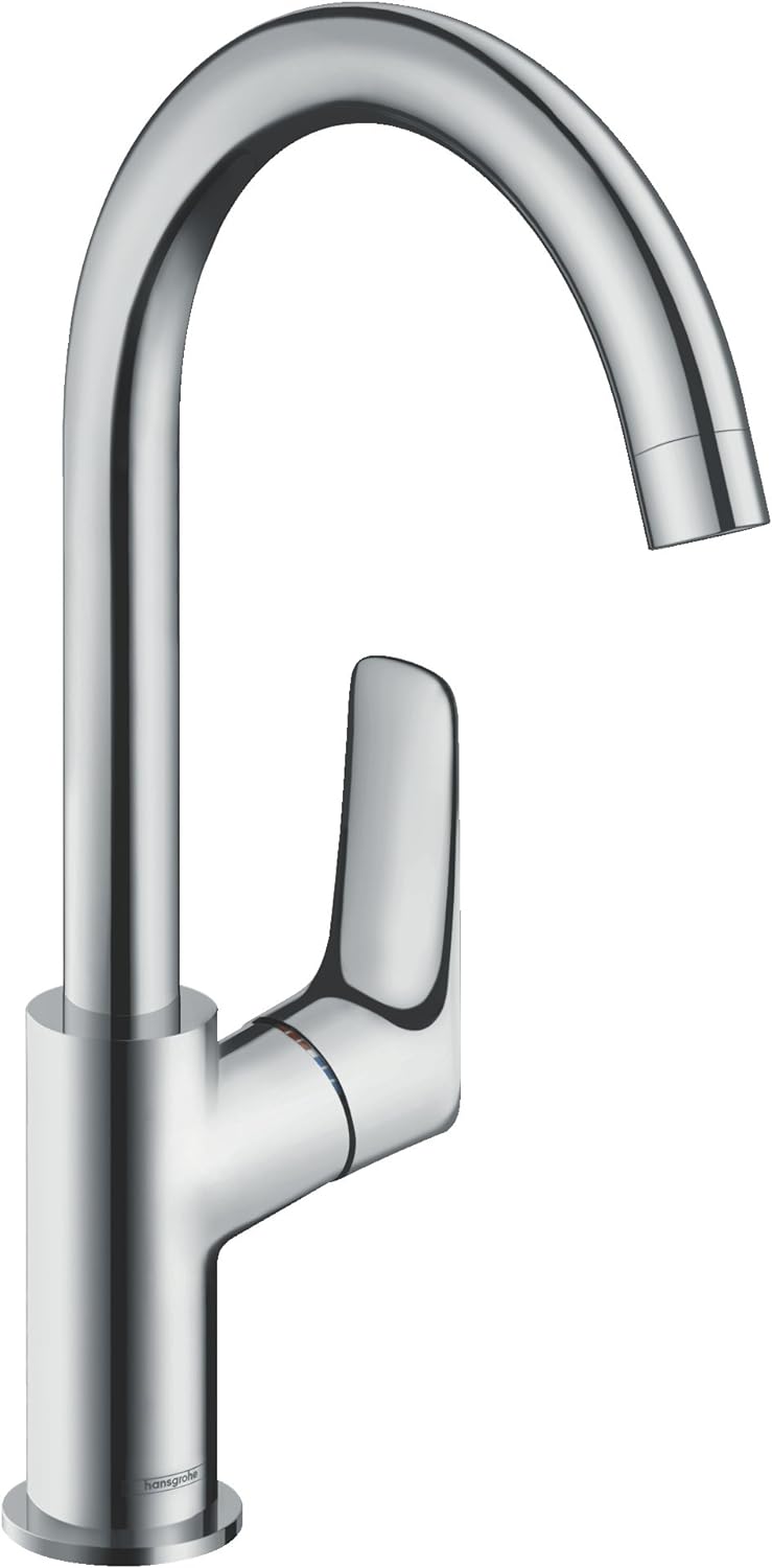 Hansgrohe 71013000 mycube Waschtisch-Armatur für Badezimmer, Chrom, 22 cm 22 cm Chrom, 22 cm Chrom