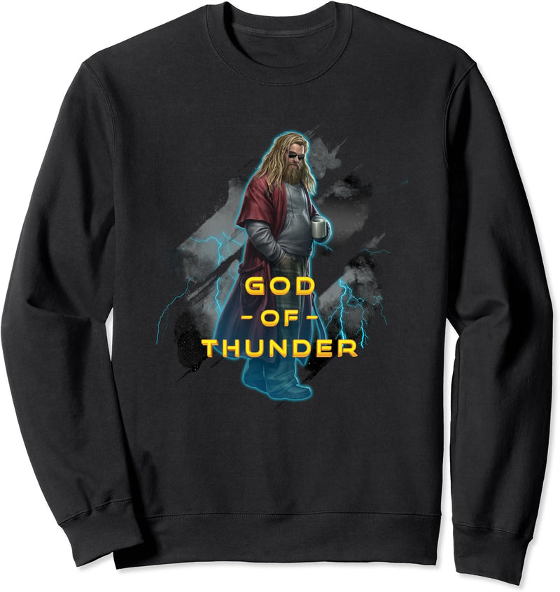Marvel Avengers: Endgame Thor God Of Thunder Blue Hue Sweatshirt
