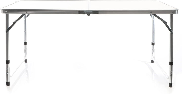 Toboli Campingtisch klappbar 120x60x70cm höhenverstellbar 54/61/70cm Klapptisch Aluminiumrahmen und