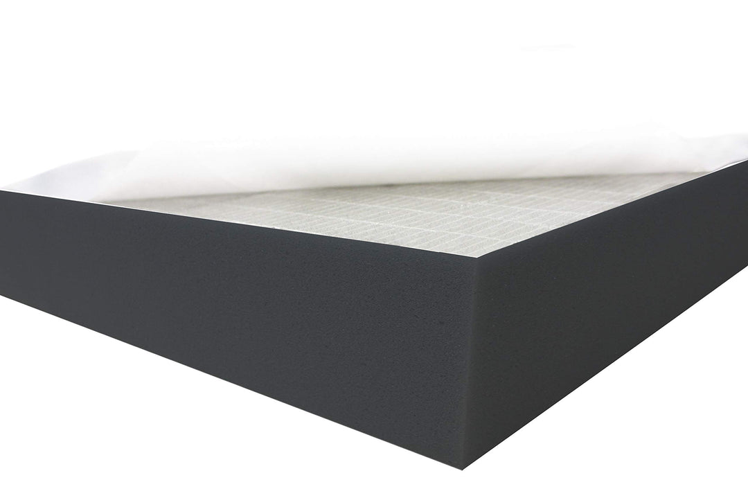 Dibapur ® Black FSE • Flamm hemmend SELBSTKLEBEND Raum Akustik Schaumstoff Dämmung Schallschutz (50x