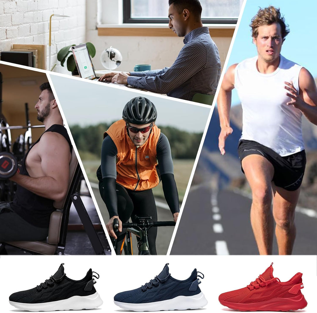 ZMBCYG Herren Sportschuhe Laufschuhe Turnschuhe Schuhe Strassenlaufschuhe Tennisschuhe Sneaker 39 EU