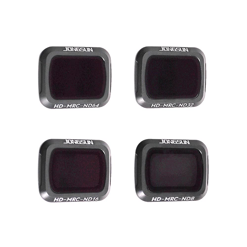 JONGSUN 4Pack ND Filter Set (ND8 ND16 ND32 ND64) Kompatibel mit DJI Mavic Air 2 Drone (Nicht Kompati