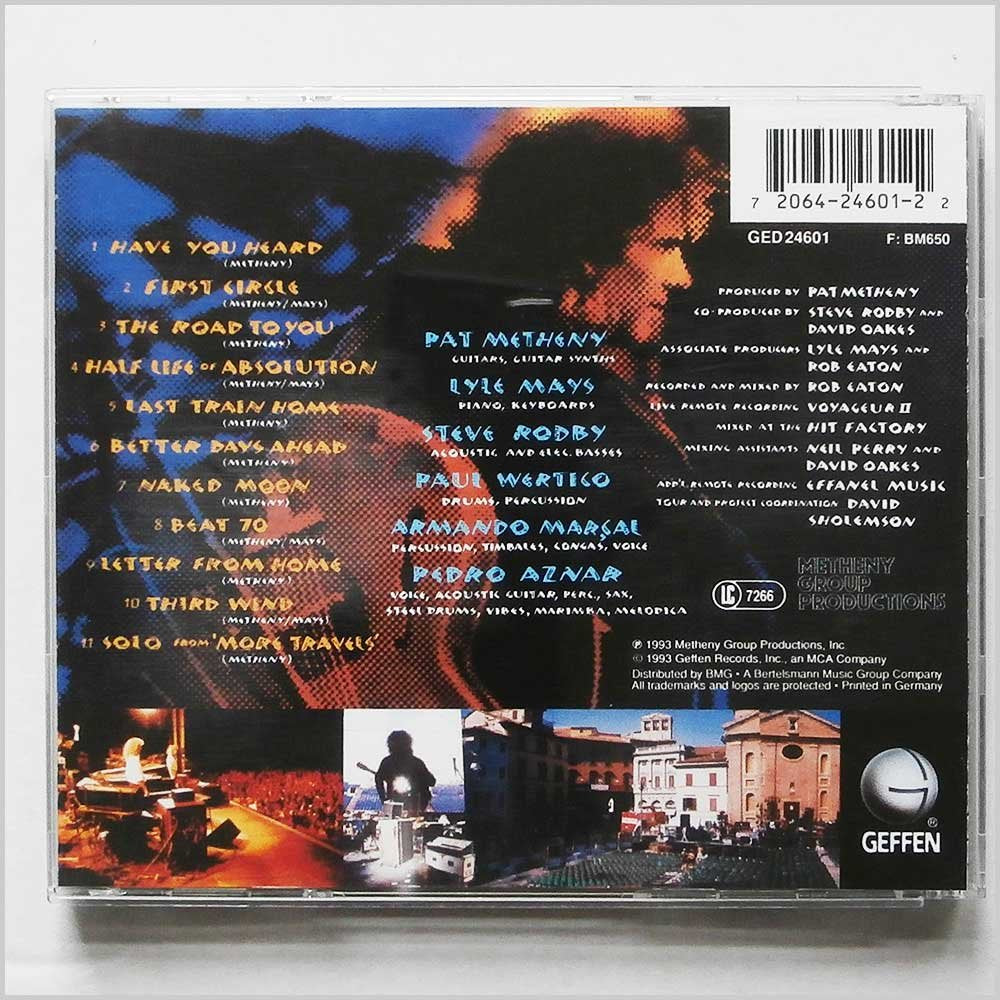 The Road To You - Recorded Live In Europe, Audio-CD