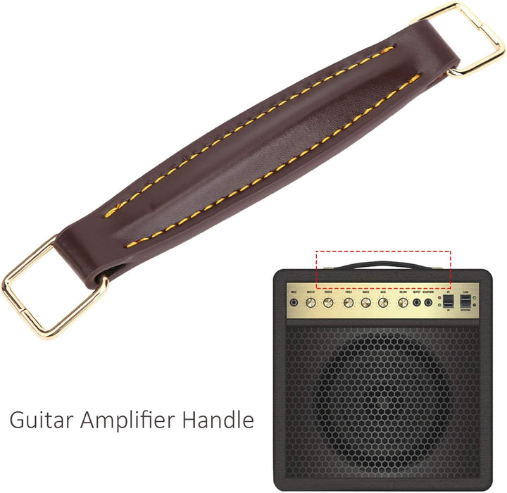 Griff für Gitarrenverstärker, Griff für Gitarrenkoffer, Ersatz aus PU-Leder mit interner Stahlverstä