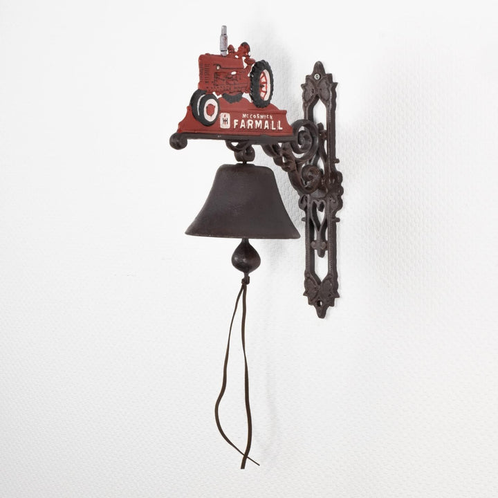 Moritz Deko Glocke Trecker Rot 57 x 14 x 26 cm I Wandglocke I Glocke Haustür I zum Aufhängen I Türgl