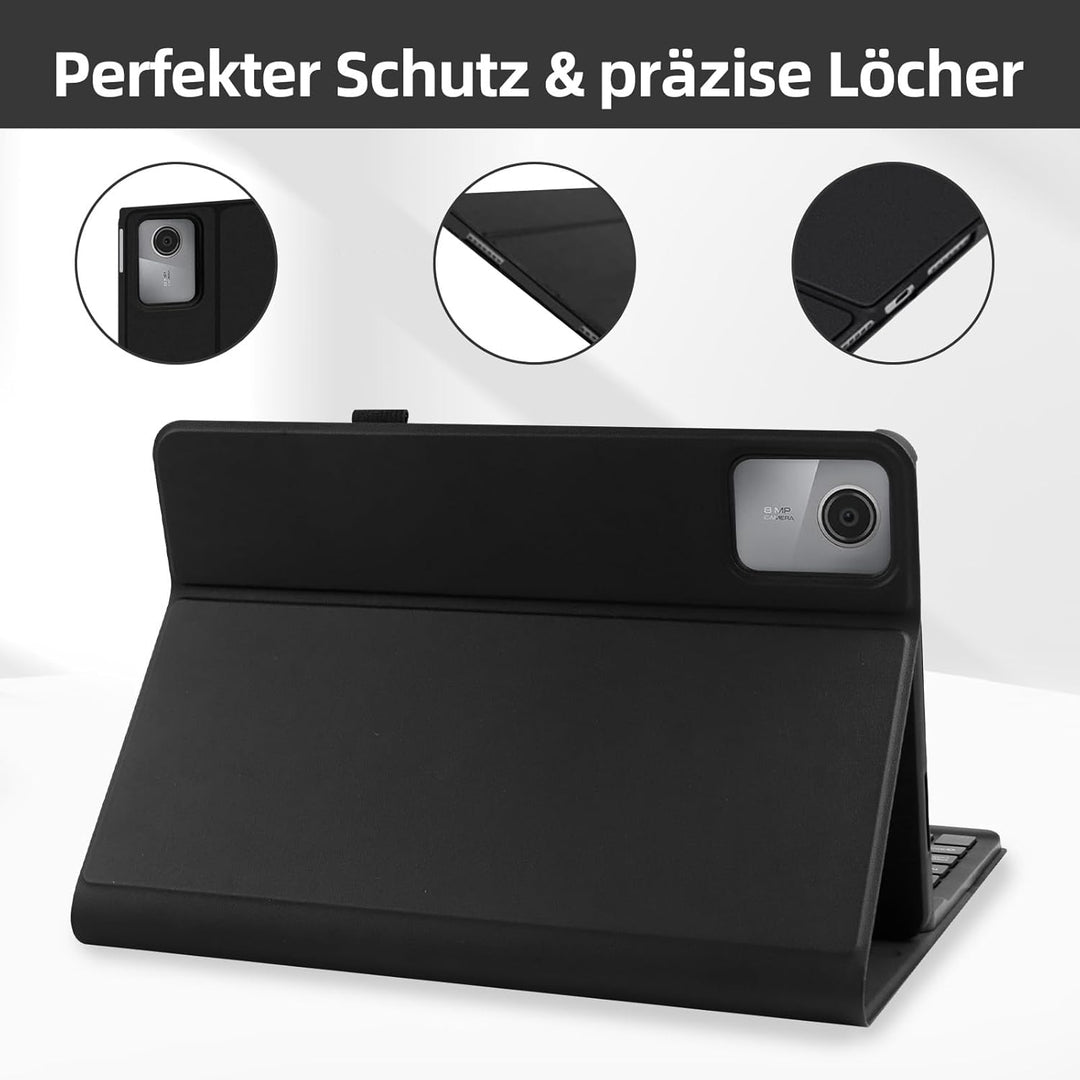 AGARELE Tastatur Hülle für Lenovo Tab M11 11 Zoll 2024, [QWERTZ Deutsch] Tastatur für Lenovo Tab M11