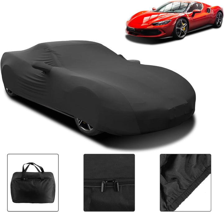 TECTICO Indoor Sportwagen Autoplane Elastisch Atmungsaktiv Staubschutz Weich Stretch Stoff Elegante