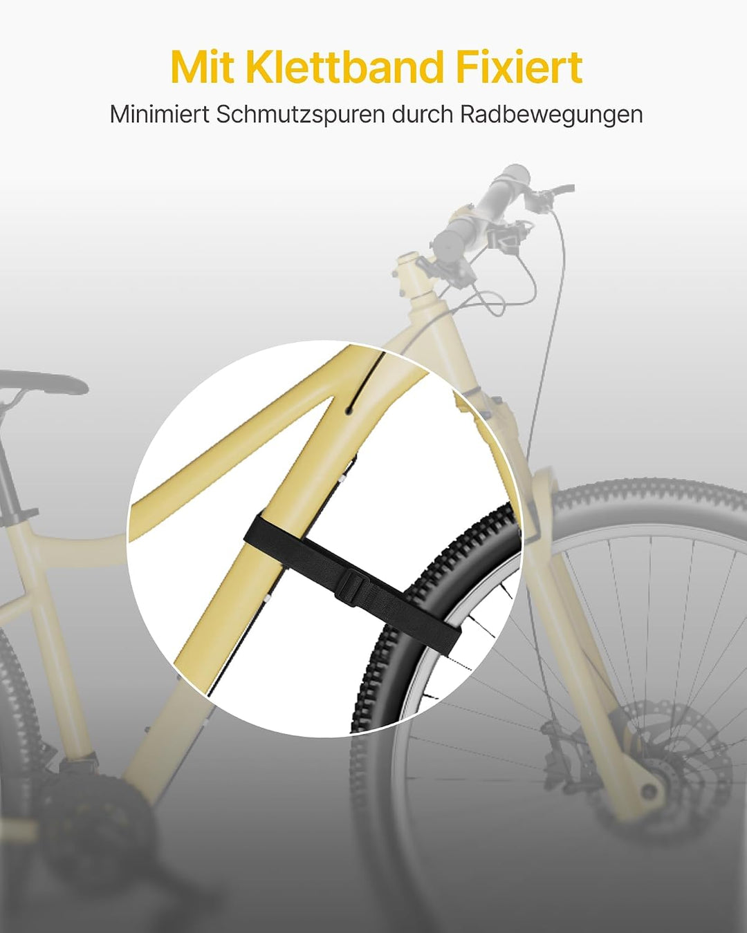 monTEK Fahrrad Wandhalterung, Winkel und Wandabstand einstellbar, Fahrradhalterung Wand Klappbar 30k