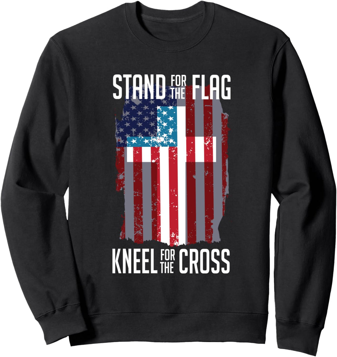 Stand For The Flag Kneel For The Cross Respectful Sweatshirt