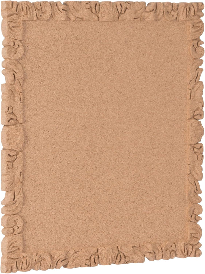 Bi-Office Korktafel Rococork, rahmenlos, hochwertige Korkoberfläche, 40 x 45 cm Korkfarben, Korkfarb