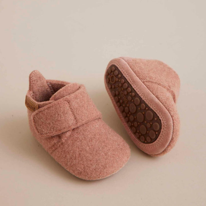 Bisgaard Unisex Kinder Baby Wool Niedrige Hausschuhe 22 EU Rose, 22 EU Rose