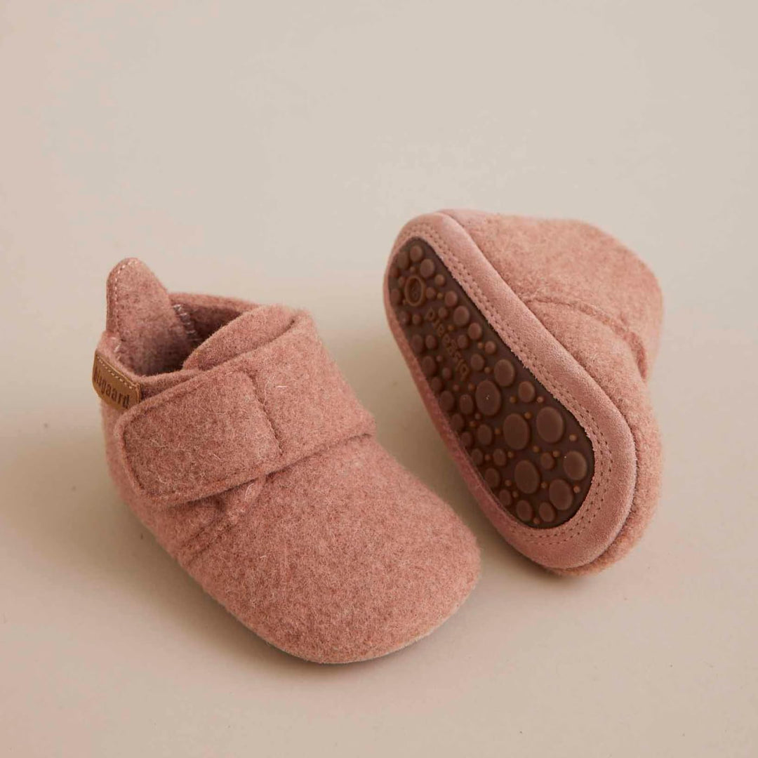 Bisgaard Unisex Kinder Baby Wool Niedrige Hausschuhe 20 EU Rose, 20 EU Rose