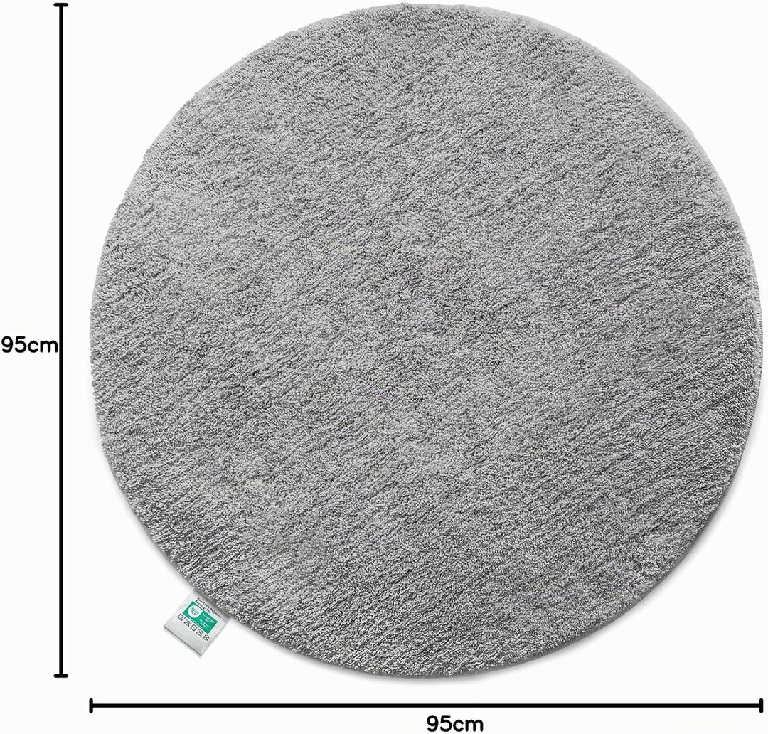 Floordirekt Badematte Sky, Badteppich in Rund, Dichtes, Flauschiges Wohlgefühl für Ihr Zuhause, Badv