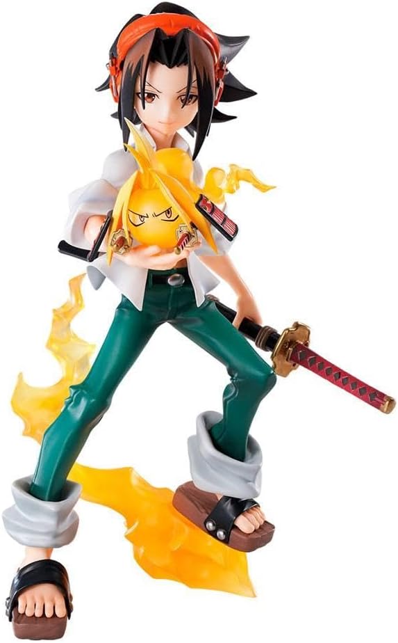 BANPRESTO Shaman King-YOH Asakura-Figur Ichibansho 17cm, grün, único