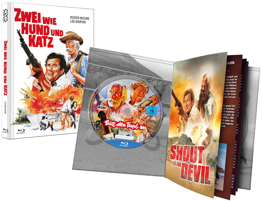 Brüll den Teufel an - Zwei wie Hund und Katz - Shout at the Devil [Blu-Ray+DVD] - uncut - limitierte