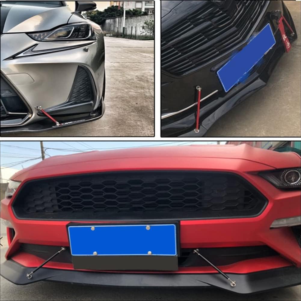 iSpchen 2 Stück Stützstangen vordere Stossstange Splitter Lippe Stützstange Strebe Stützen Rod 3,9"/