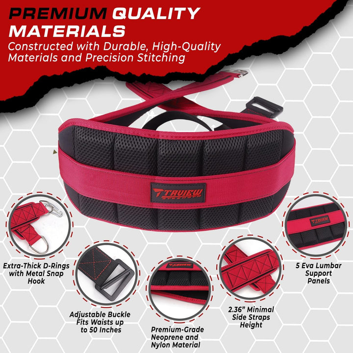 TAVIEW Gürtel für Kniebeugen, Rackbefestigung & Kniebeugenmaschine, Gewichtheben & Powerlifting – Rü