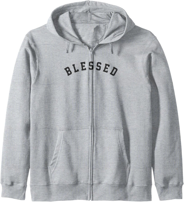 Blessed Bold Letters Kapuzenjacke