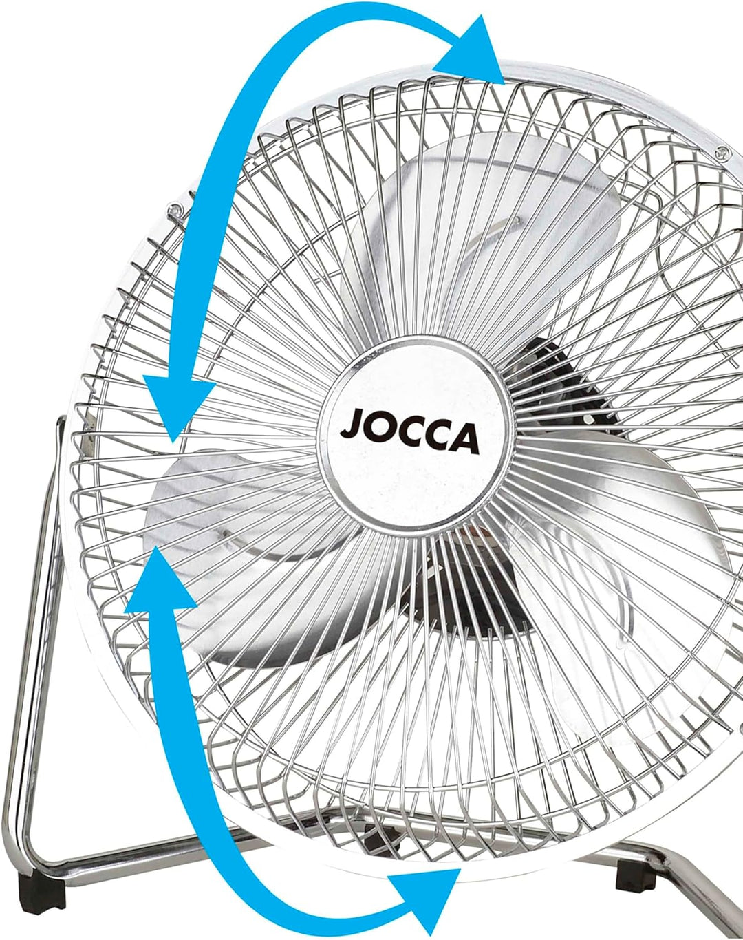 Jocca - Industrieller Bodenventilator 21 cm/3 Geschwindigkeiten verstellbar/Tischventilator 20 W/Ven
