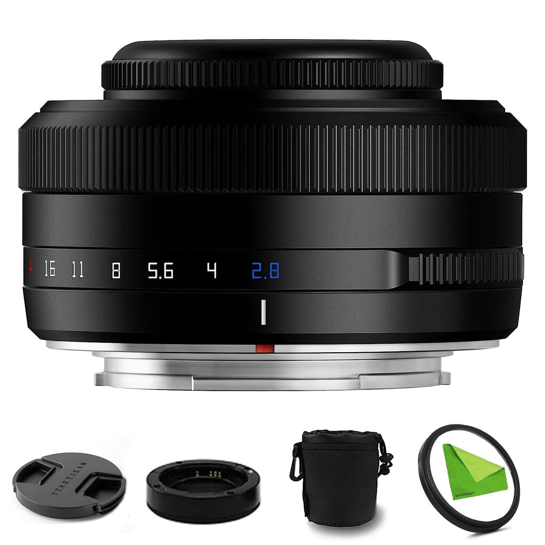 TTArtisan AF 27 mm F2.8 f/2.8 XF-Mount APS-C Autofocus STM Lens for Fujifilm Fuji X-Mount Cameras X-