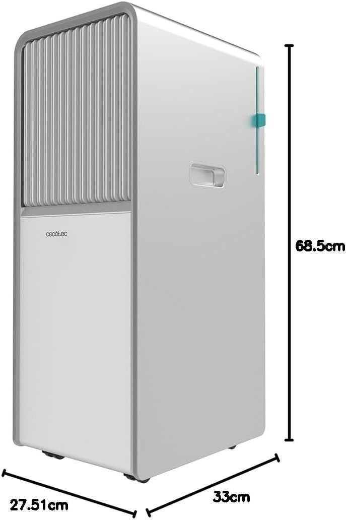Cecotec - Mobile Klimageräte ForceClima 12850 Style Heating Connected, 12000 BTU, Abdeckung 28 m2, W