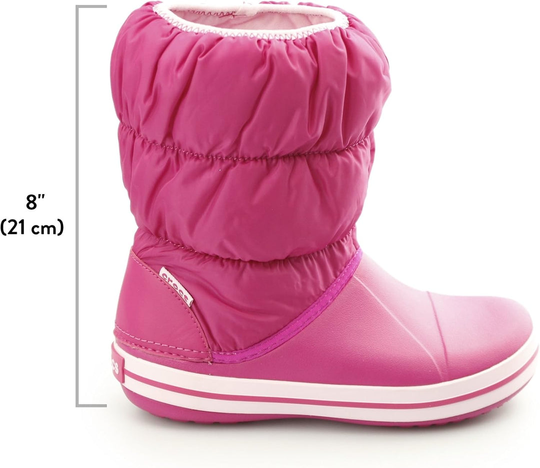 Crocs Winter Puff Boot Kids, Unisex - Kinder Schneestiefel, Pink (Candy Pink), 22/23 EU