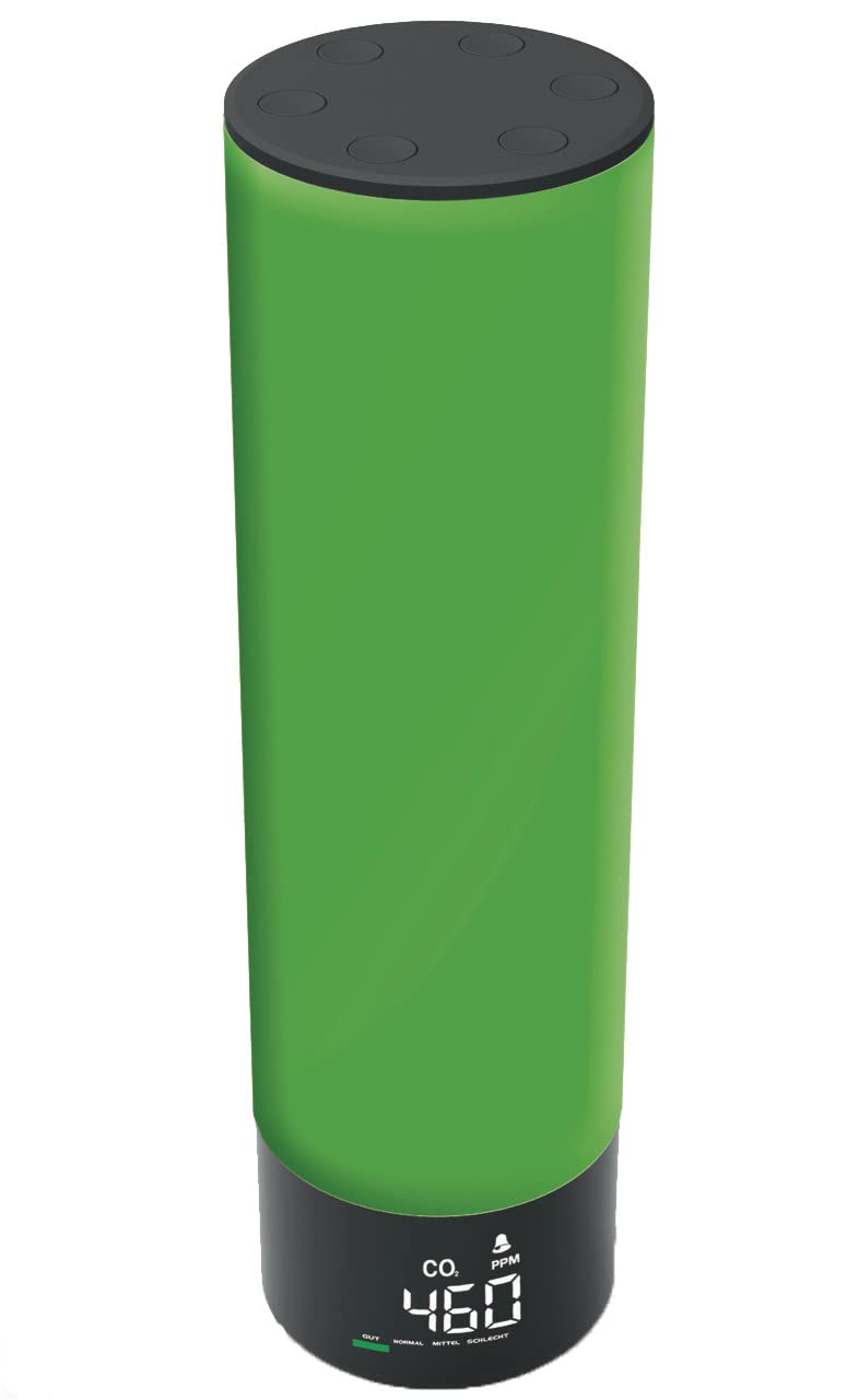 WL1045 Luftgütemonitor, Co2 Laterne - 3- Farben - Lüftungssystem, rot, gelb, grün, Co2 Alarm, perfek