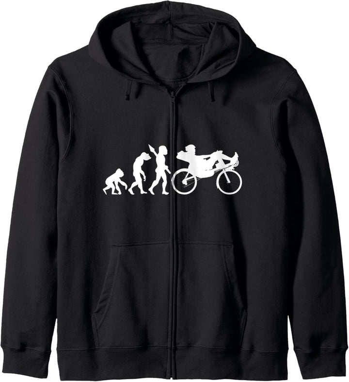 Liegerad Liegefahrrad Fahrrad Evolution Radsport Fun Sport Kapuzenjacke
