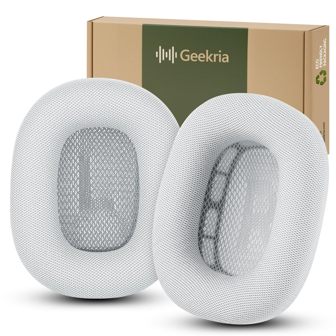 Geekria QuickFit Ersatz-Ohrpolster für Airpods MAX Kopfhörer, Ohrpolster, Headset-Ohrpolster, Ohrmus