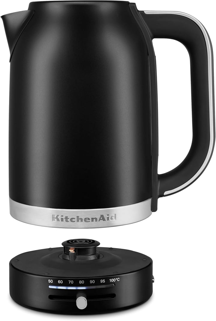 KitchenAid Wasserkocher mit Temperatureinstellung von 50 bis 100°C - Teekocher mit Temperaturanzeige