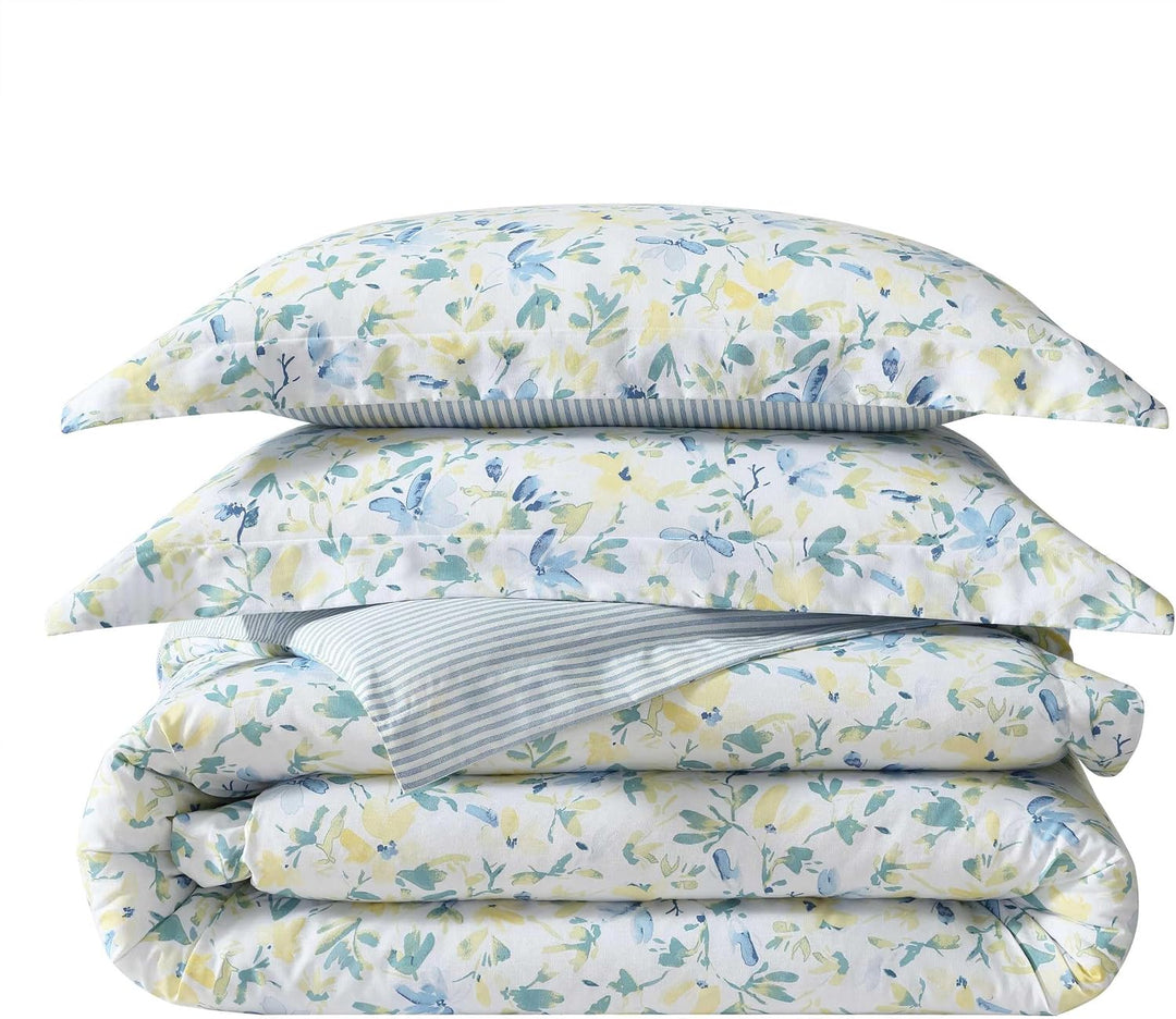 Laura Ashley Home Bettdecken-Set Wendebettwäsche aus Baumwolle, inklusive passenden Kissenbezügen mi