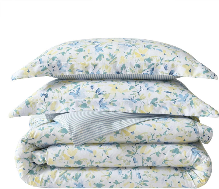 Laura Ashley Home Bettdecken-Set Wendebettwäsche aus Baumwolle, inklusive passenden Kissenbezügen mi